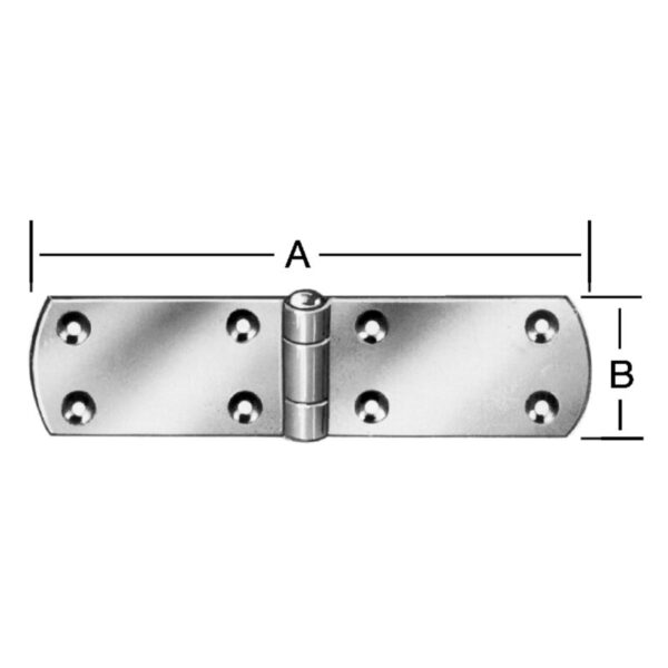 Französisches Kistenband 300x38mm hell verzinkt