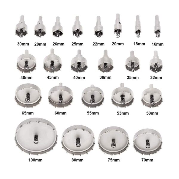 Lochsäge 1 Stück Hartmetall Lochsäge 80mm TCT Lochsäge Hartmetall Bit Edelstahl Hartmetall Bit Metal