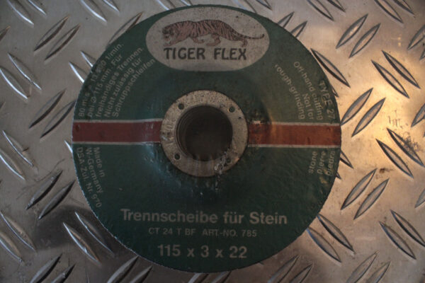 Tiger Flex Trennscheibe Schneidscheibe Stein CT24TBF 125x3x22