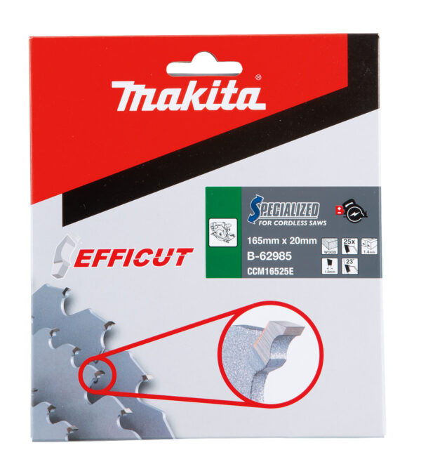 Sägeblatt 165x1,4x20, 25Z EFFICUT