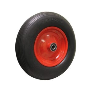 PU-Laufrad » 400 mm« pannensicher - für Schubkarre, Bollerwagen usw.