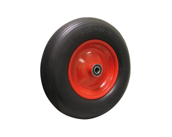 PU-Laufrad » 400 mm« pannensicher - für Schubkarre, Bollerwagen usw.