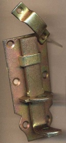 Schlossriegel gerade verzinkt 100 mm