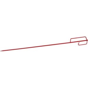 Absperrleinenhalter Rundstahl ø 12 mm, Länge 1250 mm, mit Sicherheitsbügel, geschlossen