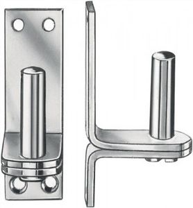 Platten-Kloben | 10 mm Dorn | Abstand DII 26 mm | verzinkt