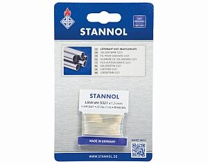 Stannol-Lötdraht 99,3%SN,=,7% Cu Wicke Ø mm 1,5