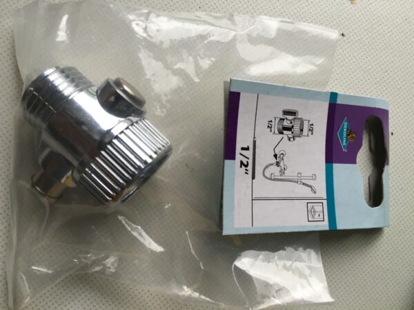 Dusch Stop 1/2" Wassersparer Wasser Stop verchromt