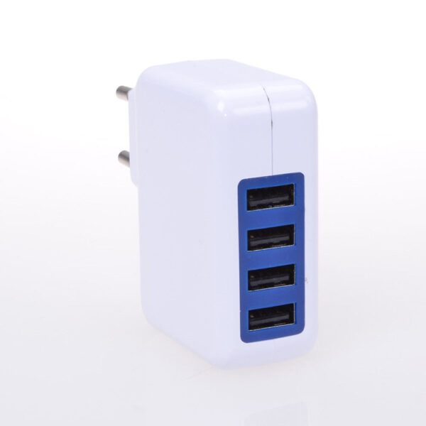 USB Netzteil 240 Volt, 4 x USB