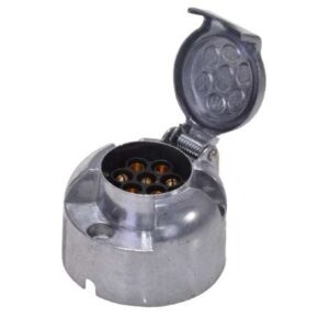 Steckdose, 7 polig aus Metall