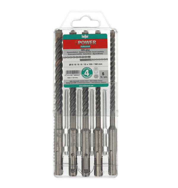 4 Power SDS-plus Hammerbohrersatz