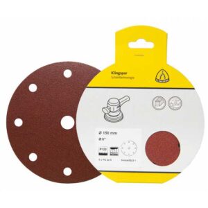 PS 22 K Scheiben kletthaftend, 125 mm Korn 60 Lochform GLS5, 241614 5 Stk.