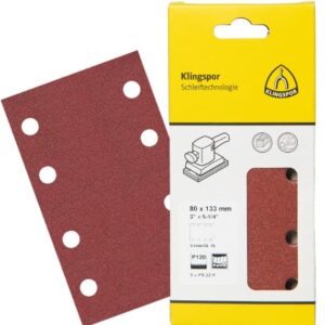 Schleifpapier, kletthaftend 115X230 K180 Stk.10