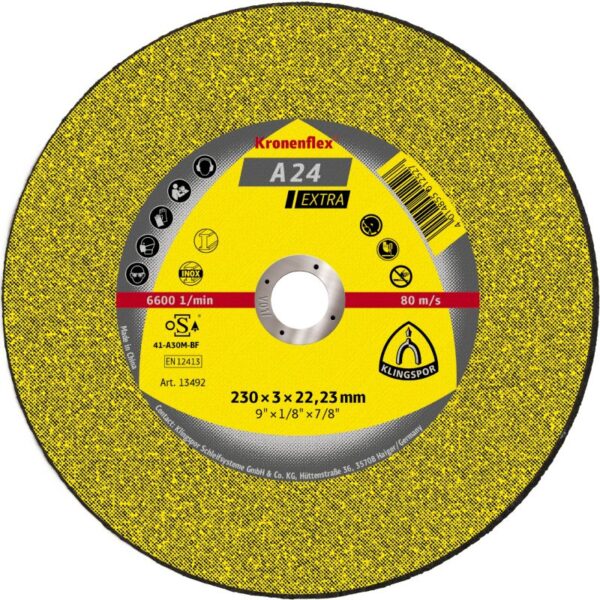 A 24 EX Trennscheiben, 230 x 3 x 22,23 mm gerade, 13492 a25Stk.