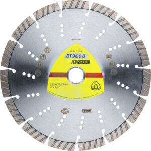 DT 900 U Diamanttrennscheiben 230 x 2,6 x 22,23 mm 15 Segmente 42 x 2,6 x 12 mm Standard Turbo