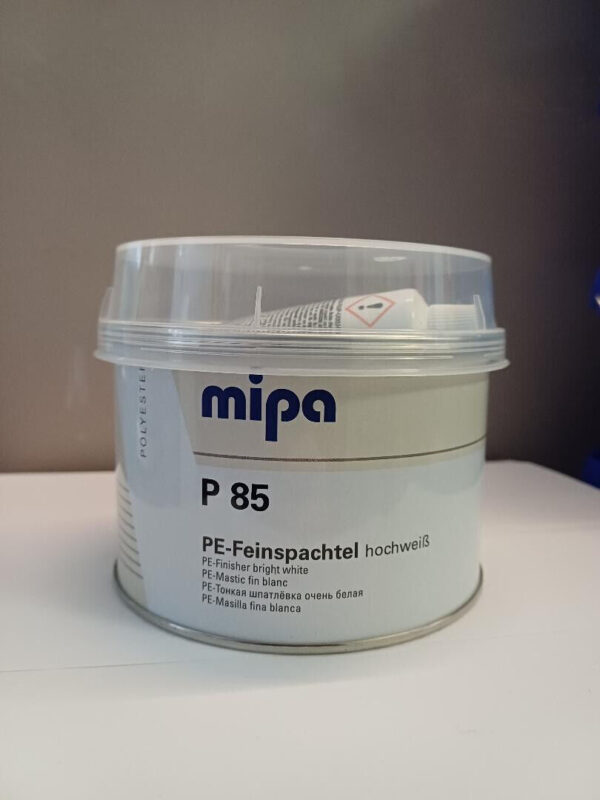 MIPA P85 Feinspachtel inkl. Härter 1kg - hochweiss