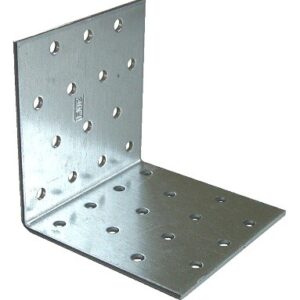 Lochplattenwinkel 80 x 80 x 80 x 2,5 mm verzinkt