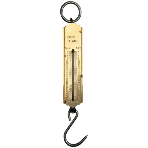 Taschenfederwaage 50kg Kilo groß