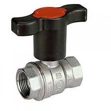 Giacomini Kugelhahn R851TH 1/2", MS verchr., DG, verläng. Flügelgr.