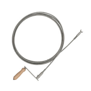 Rohrreinigungswelle mit Kurbel