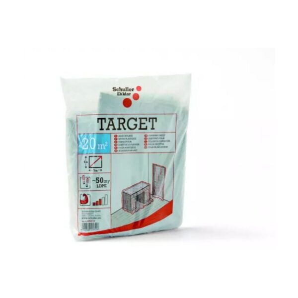 Schuller Target Maler-Abdeckplane 4 x 5m 20 qm - 50my LDPE