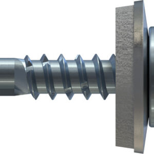 RS-K Bohrschraube, Sechskantkopf mit angepresster Scheibe, 4,8 x 20 mm, Vollgewinde, SW 8, S16, Stah