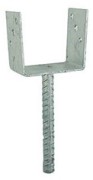 Pfostenträger Verz. U-Form 91mm