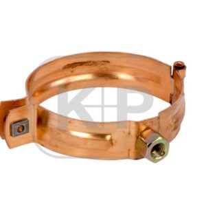 Kupfer Fallrohrschelle rund Ø120mm/Gewinde M10