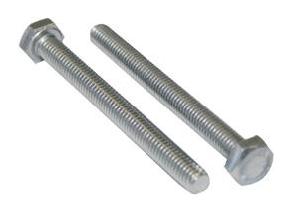 Sechskantkopf, M 12 x 120 mm, Vollgewinde, SW 17, Edelstahl A2, gebeizt, passiviert, 1 Stk.