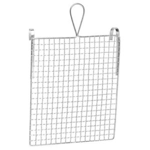 Profi Abstreifgitter aus Metall, silber 26cm X 30cm