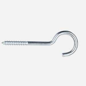 Wäscheleinenhaken Eisen verz.  6,3/120 mm