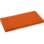 Schaumbelag rot 140X280 mm grobporige, feste Qualität