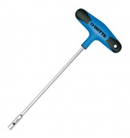 T-Griff Sechskant Steckschlüssel     8,0 mm	200 mm	120 mm
