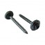 Spenglerschrauben Linsensenkkopf TX20, 15 mm Dichtscheibe, 4,5 x 45, Edelstahl A2, gebeizt, passivie