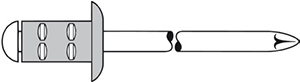 PolyGrip Blindnite Alu/Stahl 4,8/10