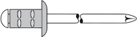 Poly Grip Blindniete Alu/Nirosta 4,8/10