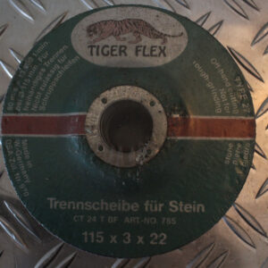 Tiger Flex Trennscheibe Schneidscheibe Stein CT24TBF 125x3x22