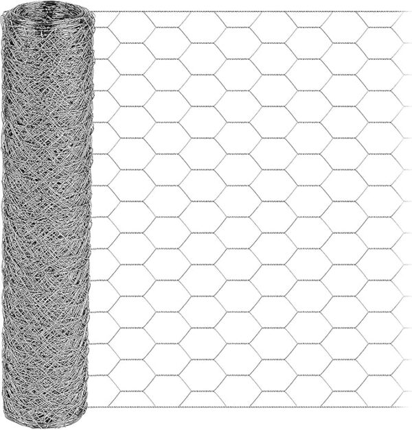 Schwerlast-Galvanisiertes Sechseckiges Hühnerdrahtgitter – 0,6 mm  0,42x10 m