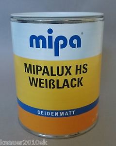 Mipalux HS Weißlack seidenmatt	750 ml