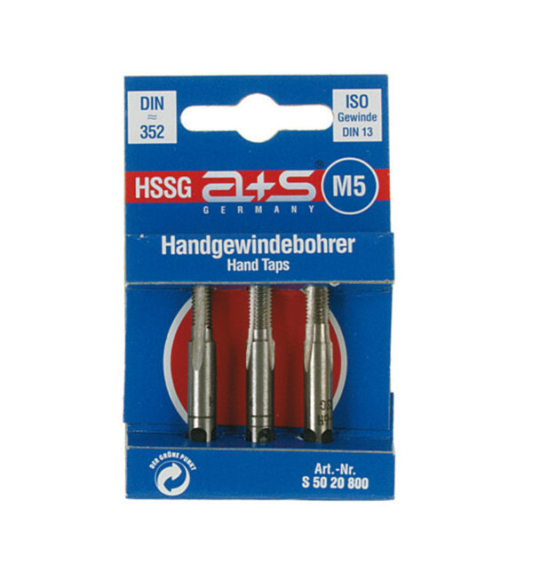 M5-HSS-G Handgewindebohrersatz, DIN 352