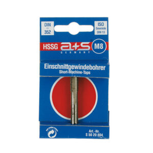 M8-HSS-G Einschnittgewindebohrer, DIN 352