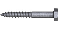 Holzschraube DIN 571 , Sechskantkopf, 6,0 x 50 mm, Teilgewinde (L1), SW 10, Edelstahl A2, a.50Stk.
