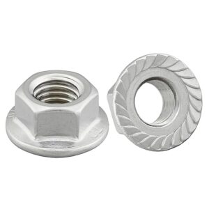 Flanschmutter - verzinkt 8 - mV - M6 - 1 Stk.DIN 6923