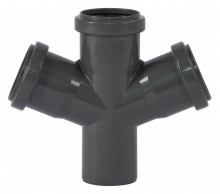 HT Doppelabzweig DN 50-50-50-67 Grad