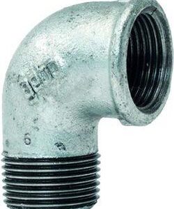 Winkel, verzinkt, 90 m. Innen- u. Aussengewinde, 1" Nr.92
