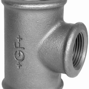 T-Stueck, verzinkt, einfach reduziert m. Innengewinde, 1 1/2" x 3/4"  1 1/2" Nr.130