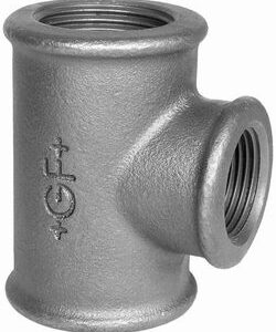 T-Stueck, verzinkt, einfach reduziert m. Innengewinde, 1 1/2" x 1 1/4" x 1 1/2"  Nr.130