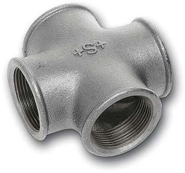 Kreuz-Stueck, verzinkt m. Innengewinde, 1" Nr.180