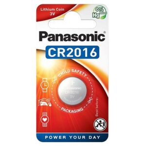 Knopfzelle Panasonic Lithium Batterie CR 2016