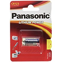 Photo-Batterie Lithium CR123 3V 1400 mAh Ø mm 17,1 H mm 34,5 St/Karte 1