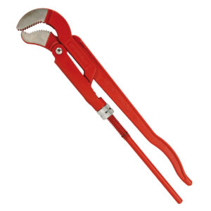 Eckrohrzange CV,S-form 1,5" 460mm 45 GRD-Backen